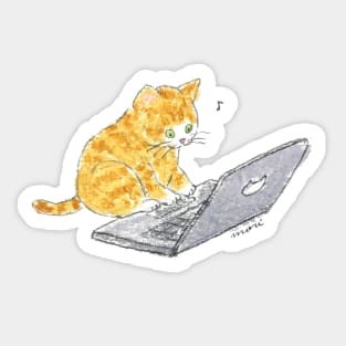 IT Cat Sticker